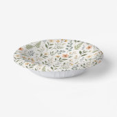 Beautiful Neutral Earthy-Colored Wildflowers ペーパーボウル (傾斜あり)