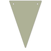 Beautiful Neutral Wildflowers and Soft Sage Green バンティングフラッグ (第2の旗)