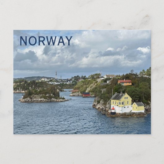 Beautiful Norway Coast Postcard! ポストカード (正面)