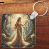 Beautiful November Topaz Fairy キーホルダー (裏面)