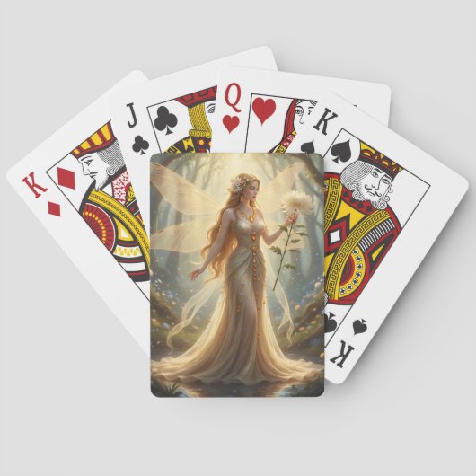 Beautiful November Topaz Fairy トランプ (裏面)