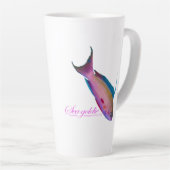 Beautiful nuptial coloring for the Sea goldy カフェラテマグ (右アングル)