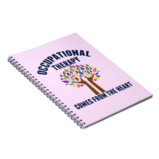 Beautiful Occupational Therapy Tree Quote ノートブック (右側)