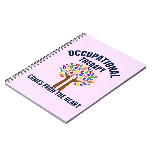 Beautiful Occupational Therapy Tree Quote ノートブック (左側)