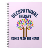 Beautiful Occupational Therapy Tree Quote ノートブック (正面)