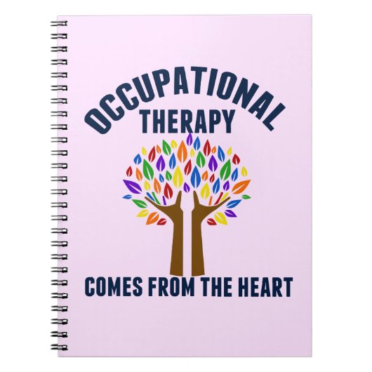 Beautiful Occupational Therapy Tree Quote ノートブック (正面)