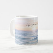 Beautiful Ocean Sunset コーヒーマグカップ (正面左)