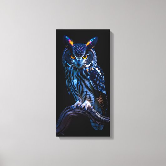 Beautiful Owl キャンバスプリント (正面)