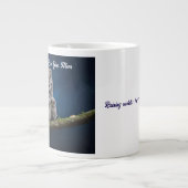 Beautiful Owl and Her Owlets Mug ジャンボコーヒーマグカップ (正面)