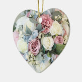 Beautiful Pastel Bouquet   セラミックオーナメント (左)