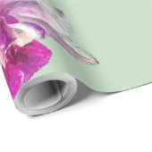 Beautiful pastel pink tropical orchids ラッピングペーパー (ロールコーナー)