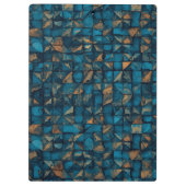 Beautiful Patchwork "Look" in Dark Teal クリップボード (裏面)