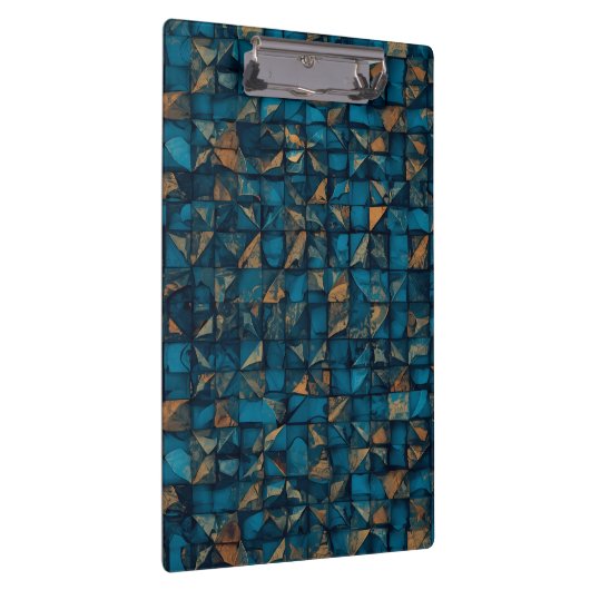 Beautiful Patchwork "Look" in Dark Teal クリップボード (右)