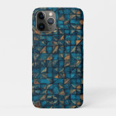 Beautiful Patchwork "Look" in Dark Teal Case-Mate iPhoneケース (裏)
