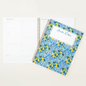 Beautiful Pattern of Vibrant Lemons Personalized プランナー手帳 (ディスプレー)
