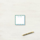 Beautiful Pattern of Vibrant Lemons Personalized ポストイット (デスク上)