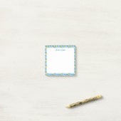 Beautiful Pattern of Vibrant Lemons Personalized ポストイット (デスク上)