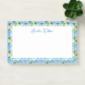 Beautiful Pattern of Vibrant Lemons Personalized ポストイット (オフィス)