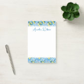 Beautiful Pattern of Vibrant Lemons Personalized ポストイット (オフィス)