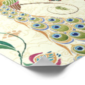 Beautiful Peacock ポスター (角)