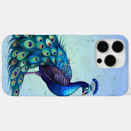 Beautiful Peacock  Case-Mate iPhoneケース (裏面 (横))