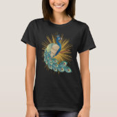 Beautiful Peacock Delightful Cheerful Animal Tシャツ (正面)