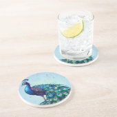 Beautiful Peacock Round コースター (側面)