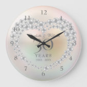 Beautiful Pearl 30th Anniversary ラージ壁時計 (正面)