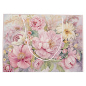 Beautiful peonies large gift bag ラージペーパーバッグ (裏面)