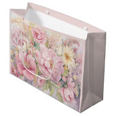 Beautiful peonies large gift bag ラージペーパーバッグ (正面アングル)