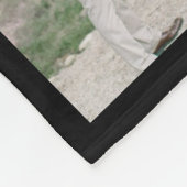 Beautiful personalised fleece blanket for lovers フリースブランケット (角)