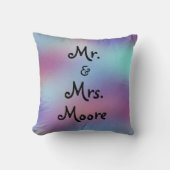 beautiful Personalized Wedding氏および夫人 クッション (正面)