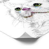 Beautiful Pet Memorial Words of Loss Poster ポスター (角)