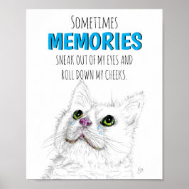 Beautiful Pet Memorial Words of Loss Poster ポスター