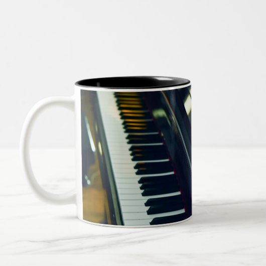 Beautiful Piano ツートーンマグカップ (左)