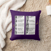 Beautiful Pillow of the Hebrew Ten Commandments クッション (ブランケット)