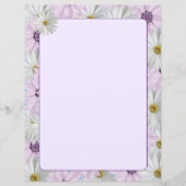 Beautiful Pink and White Daisies 8.5 x 11 (正面)