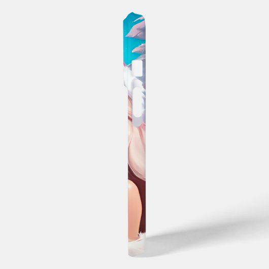 Beautiful Pink Christmas Girl 01 Case-Mate iPhoneケース (裏面 / 左)