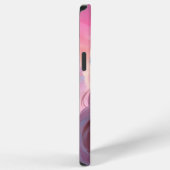 Beautiful Pink Christmas Girl 01 iPhoneケース (右側面)
