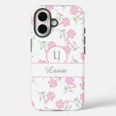 Beautiful Pink Floral Personalized  Case-Mate iPhoneケース (裏面)