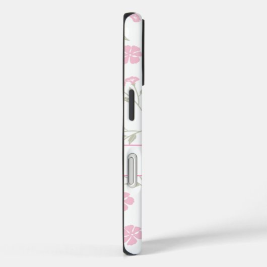Beautiful Pink Floral Personalized Case-Mate iPhoneケース (裏面 / 右)