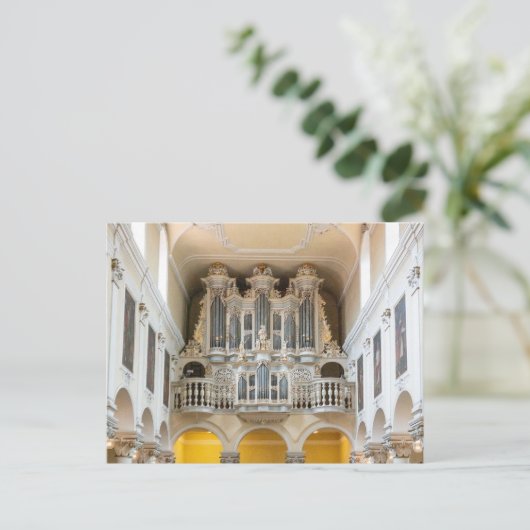 Beautiful pipe organ postcard ポストカード (スタンド正面)