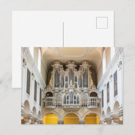 Beautiful pipe organ postcard ポストカード (正面/裏面)