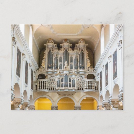 Beautiful pipe organ postcard ポストカード (正面)