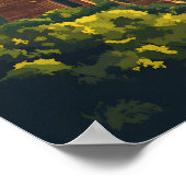 Beautiful Place Bagan Myanmar Art Travel ポスター (角)