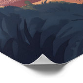 Beautiful Place Jaipur India Illustration Travel ポスター (角)