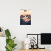 Beautiful Place Jaipur India Illustration Travel ポスター (ホームオフィス)