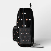 Beautiful Polka Dot Backpack for Women  プリントバックパック (右)