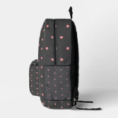 Beautiful Polka Dot Backpack for Women  プリントバックパック (右)