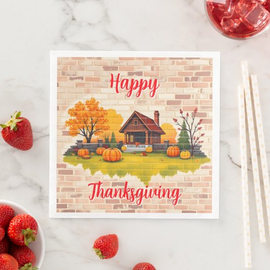 Beautiful Popular Happy Thanksgiving Fall (インサイチュ)